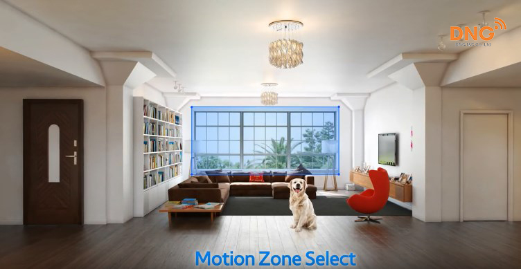 Camera Samsung Wifi SNH-P6410BN có thể chọn khu vực quan sát