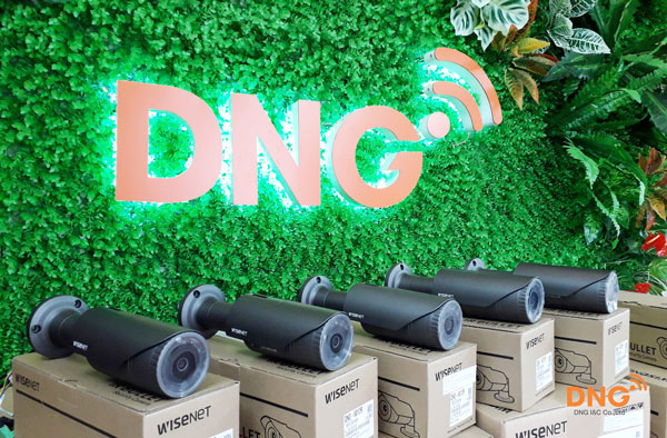 DNG phân phối camera Wisenet 2m H265 NW IR bullet chính hãng