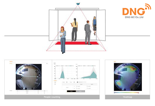 Bản đồ nhiệt và đếm người của PNF-9010RVM/VAP