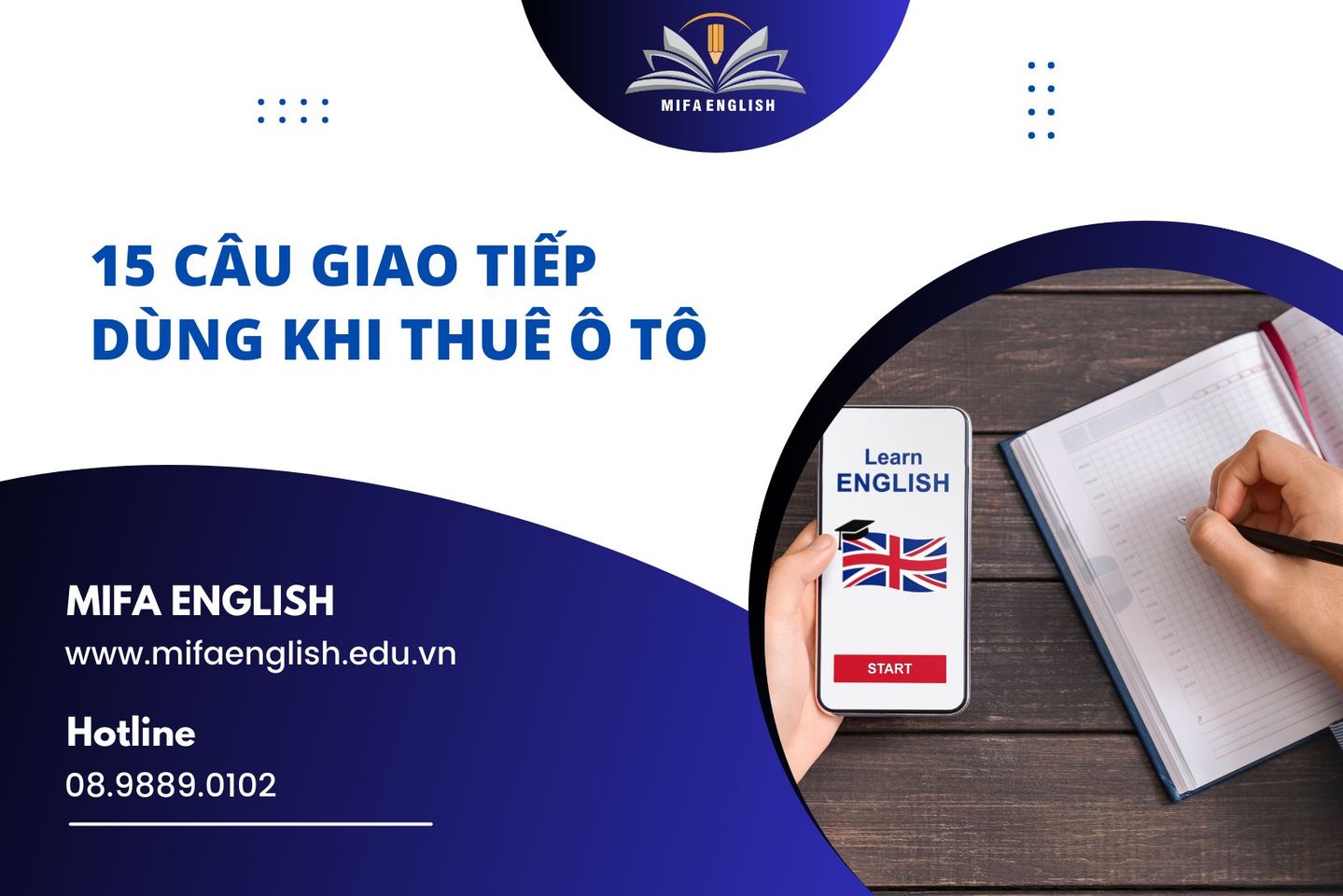 15 CÂU GIAO TIẾP DÙNG KHI THUÊ Ô TÔ