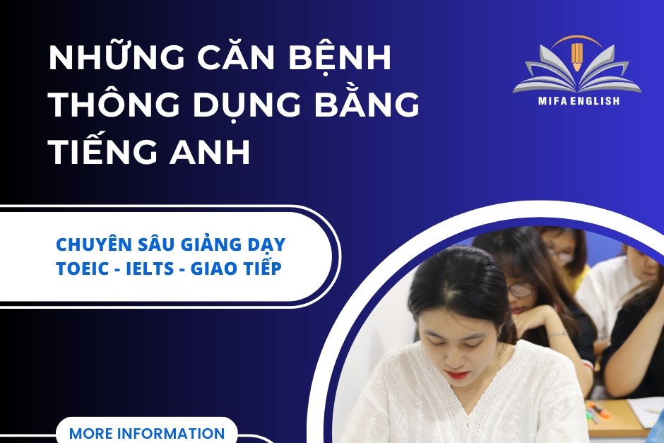 TỪ VỰNG TIẾNG ANH TRONG BỆNH VIỆN