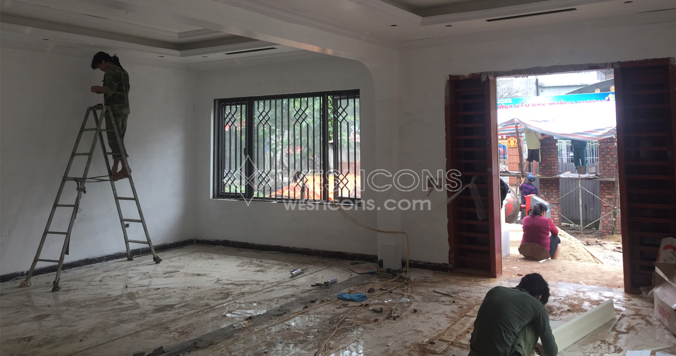 thiết kế và thi công xây dựng biệt thự cao cấp Đồng Văn