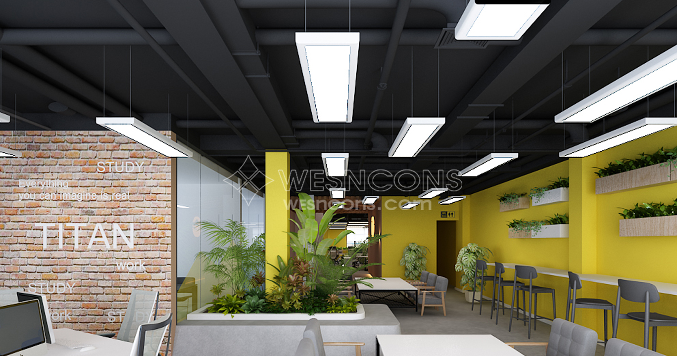 thiết kế nội thất văn phòng TITAN