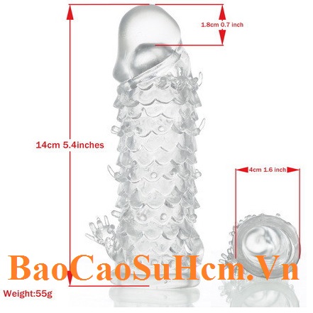 Kích thước bao cao su đôn dên Vảy Cá