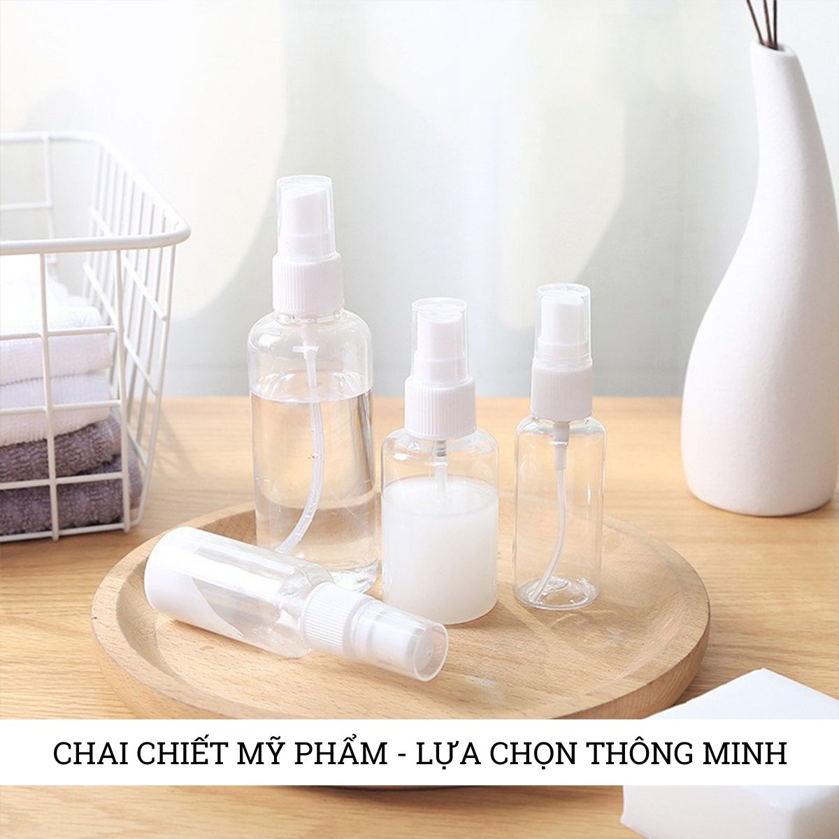 Chai chiết mỹ phẩm mini - Lựa chọn thông minh cho sản phẩm nhỏ gọn