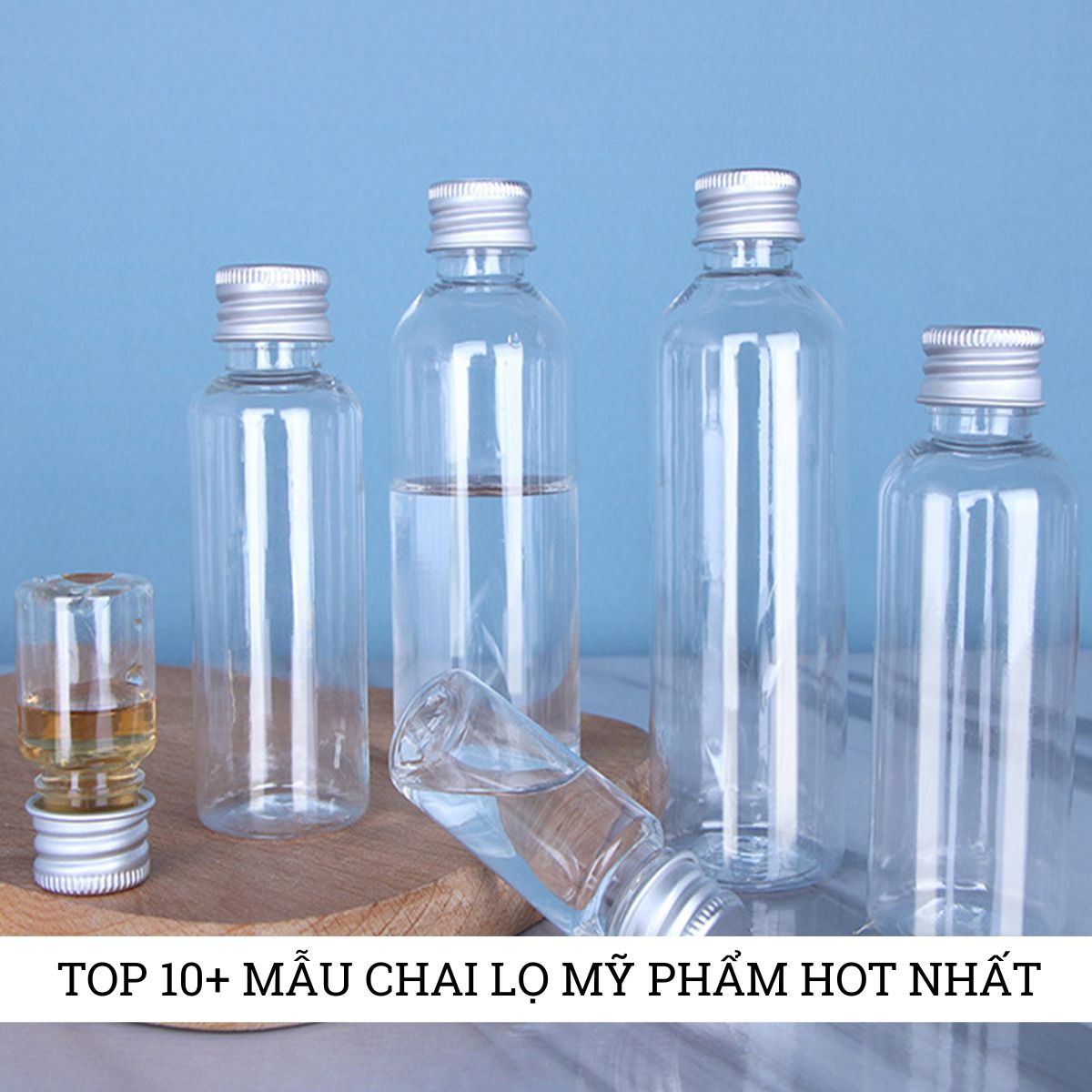 Top 10+ mẫu chai lọ đựng mỹ phẩm hot nhất mùa hè 2024