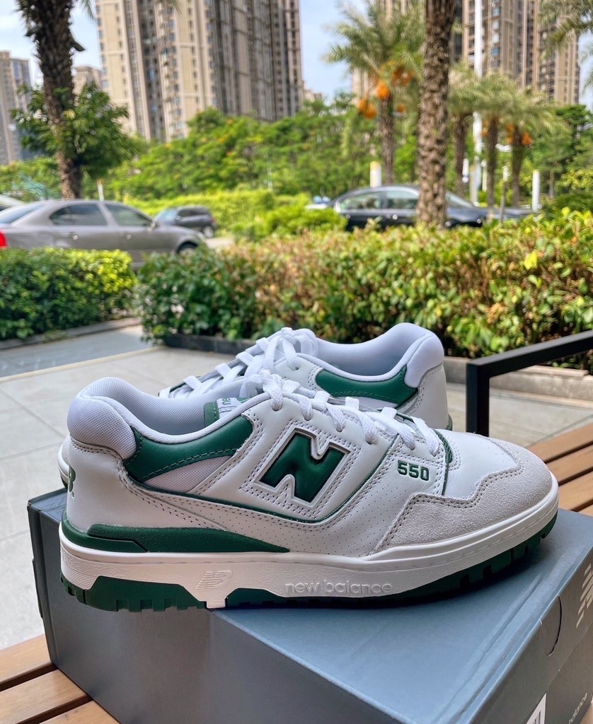 New Balance 550 White Green - BB550WT1 