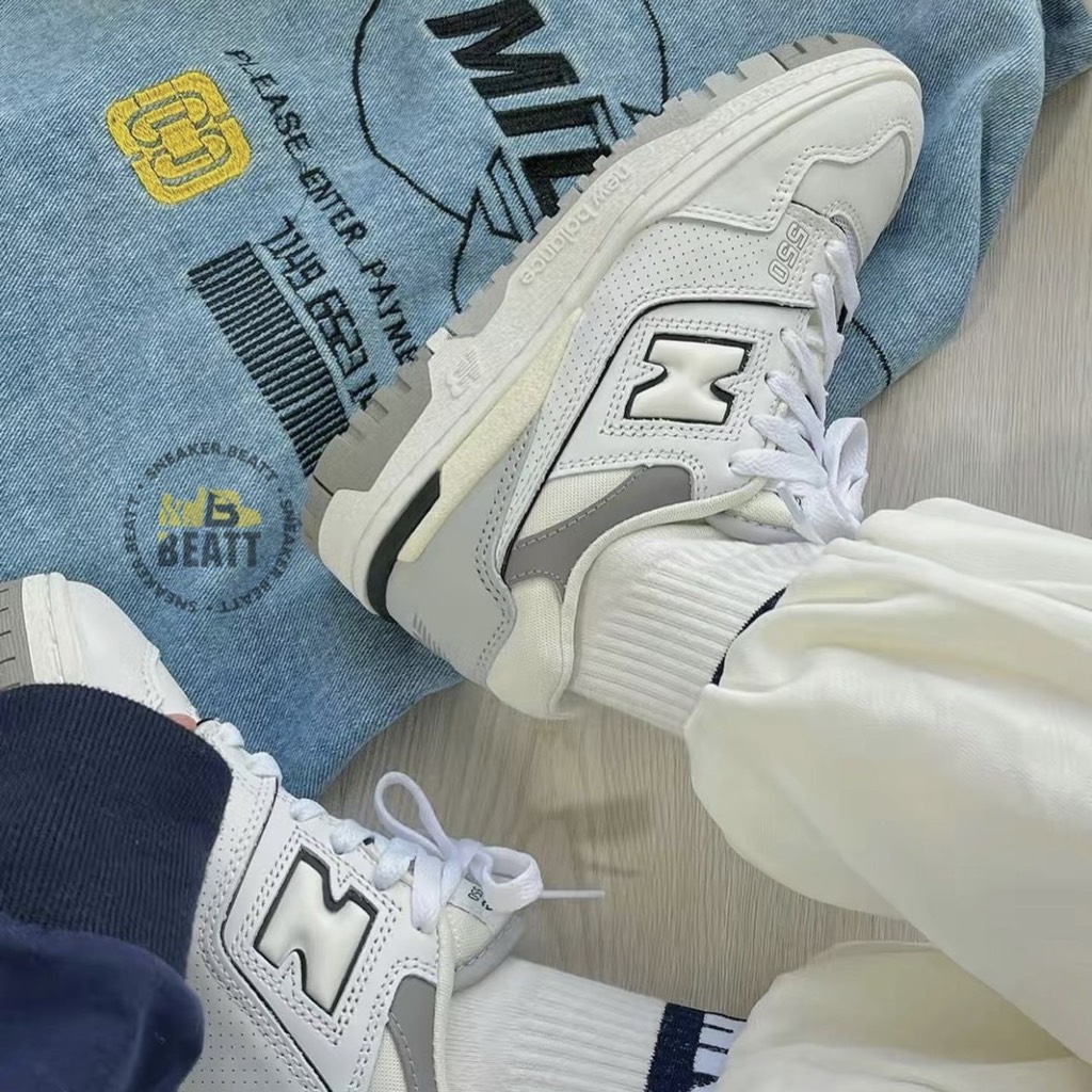 New Balance 550 White Marblehead - BB550PWA 