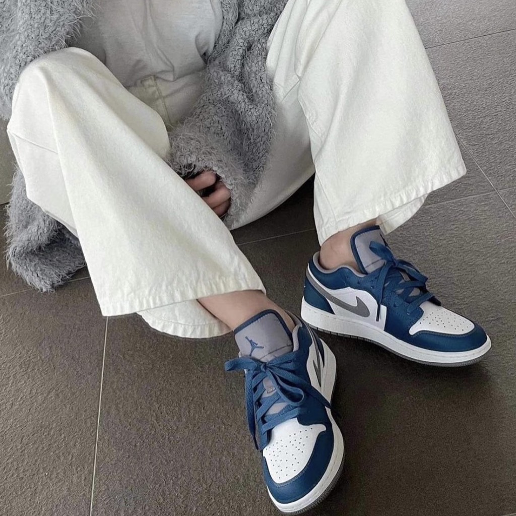 Jordan 1 Low True Blue - 553560-412 