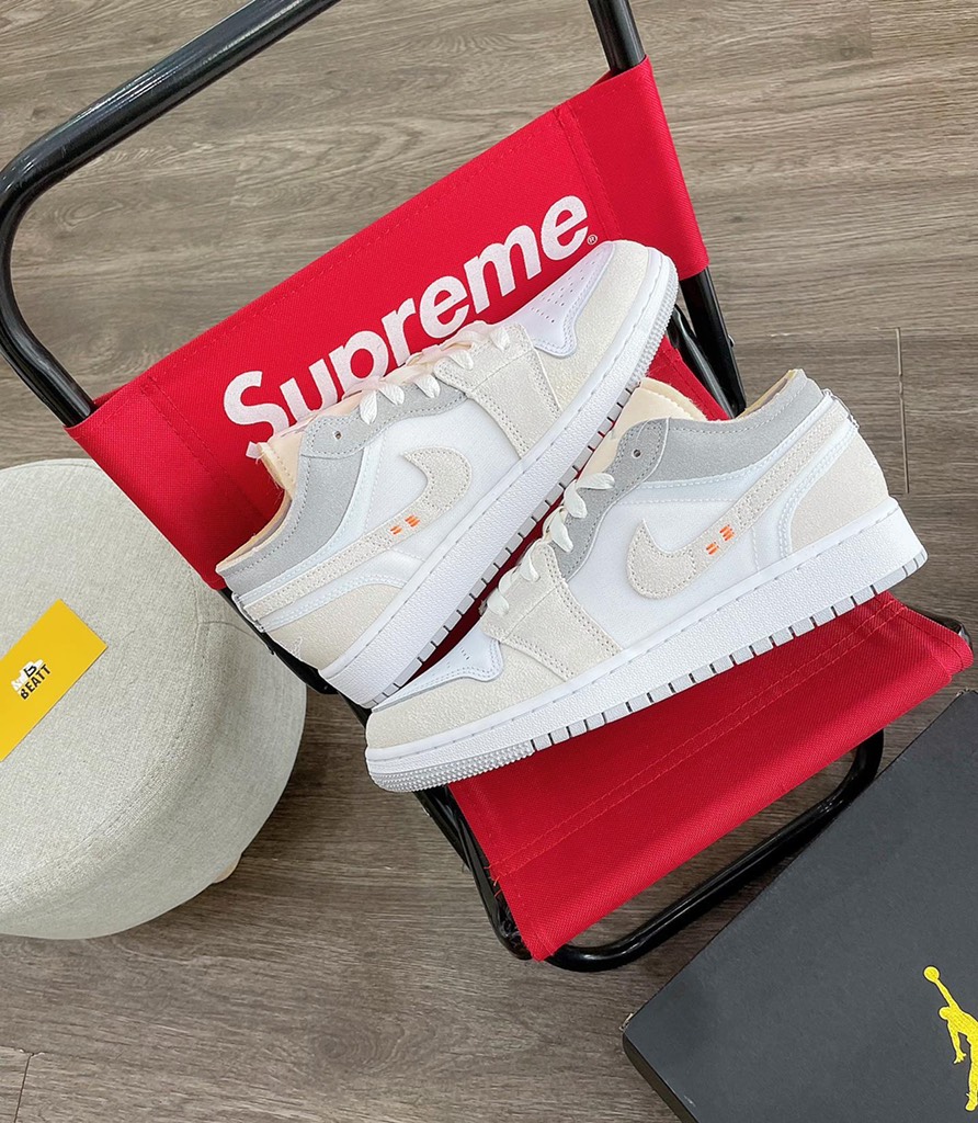 Jordan 1 Low Craft White and Phantom DQ3727-100 