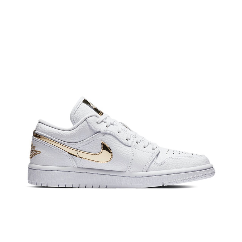 Jordan 1 Low White Metallic Gold - CZ4776-100 