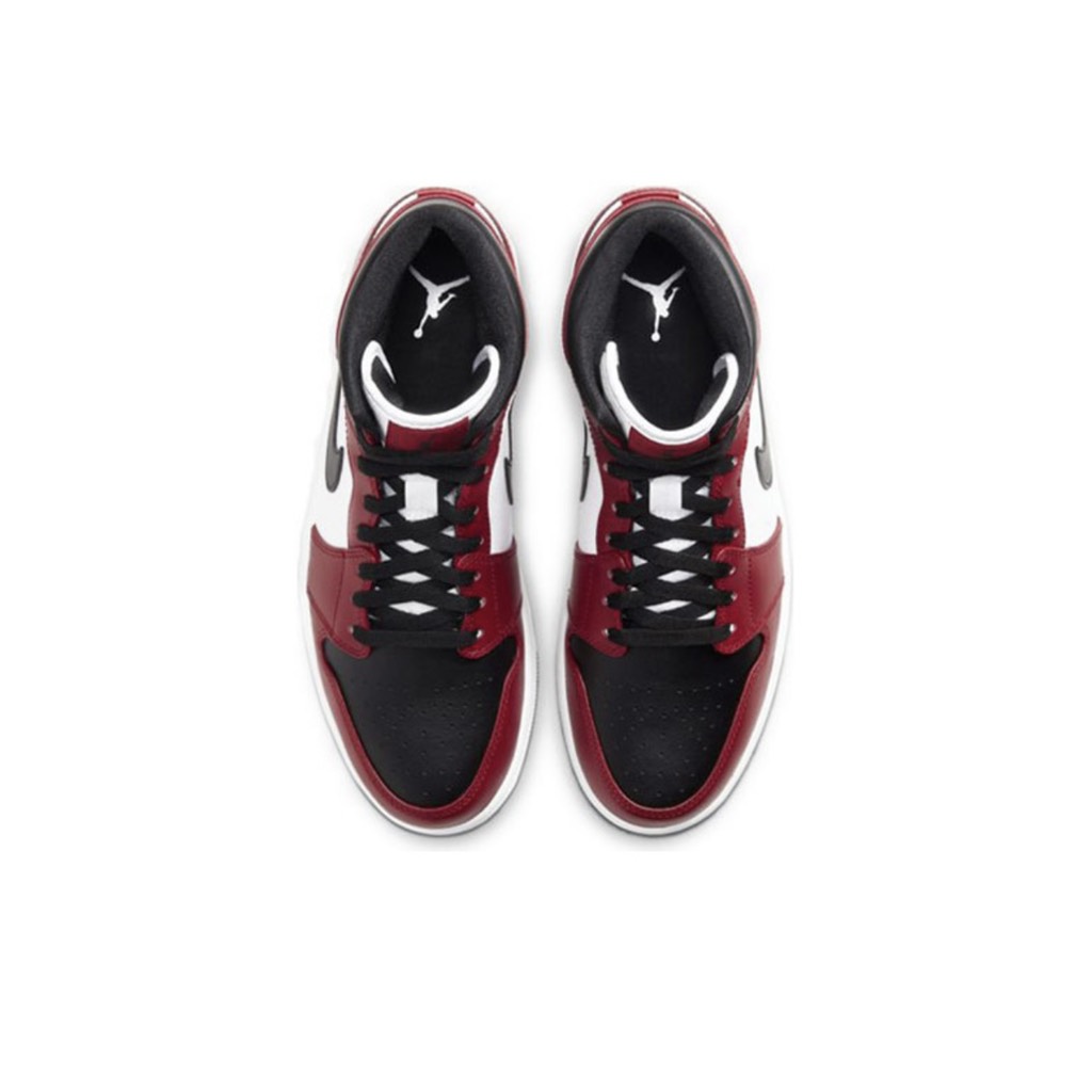 Jordan 1 Mid Chicago Black Toe - 554724-069 