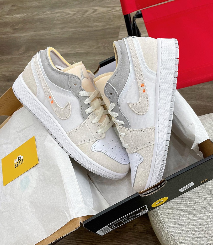 Jordan 1 Low Craft White and Phantom DQ3727-100 