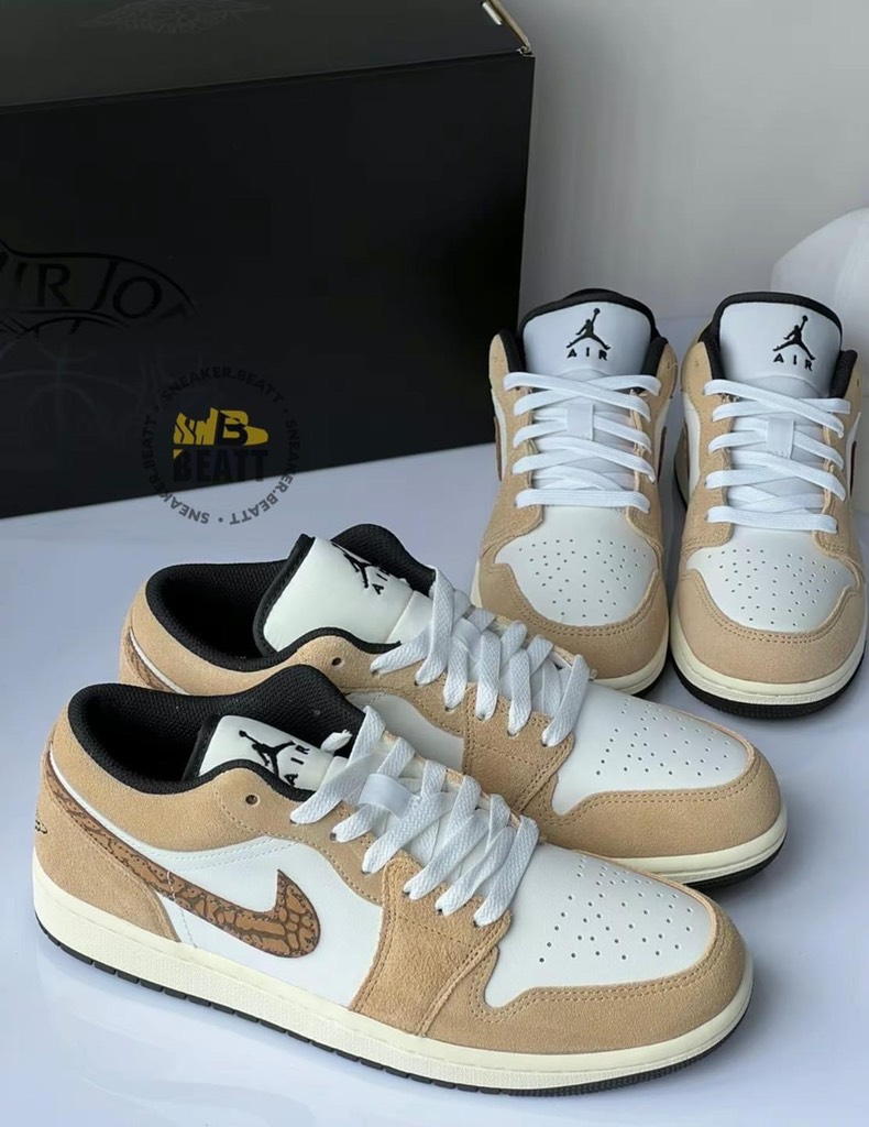 Jordan 1 Low Brown Elephent 