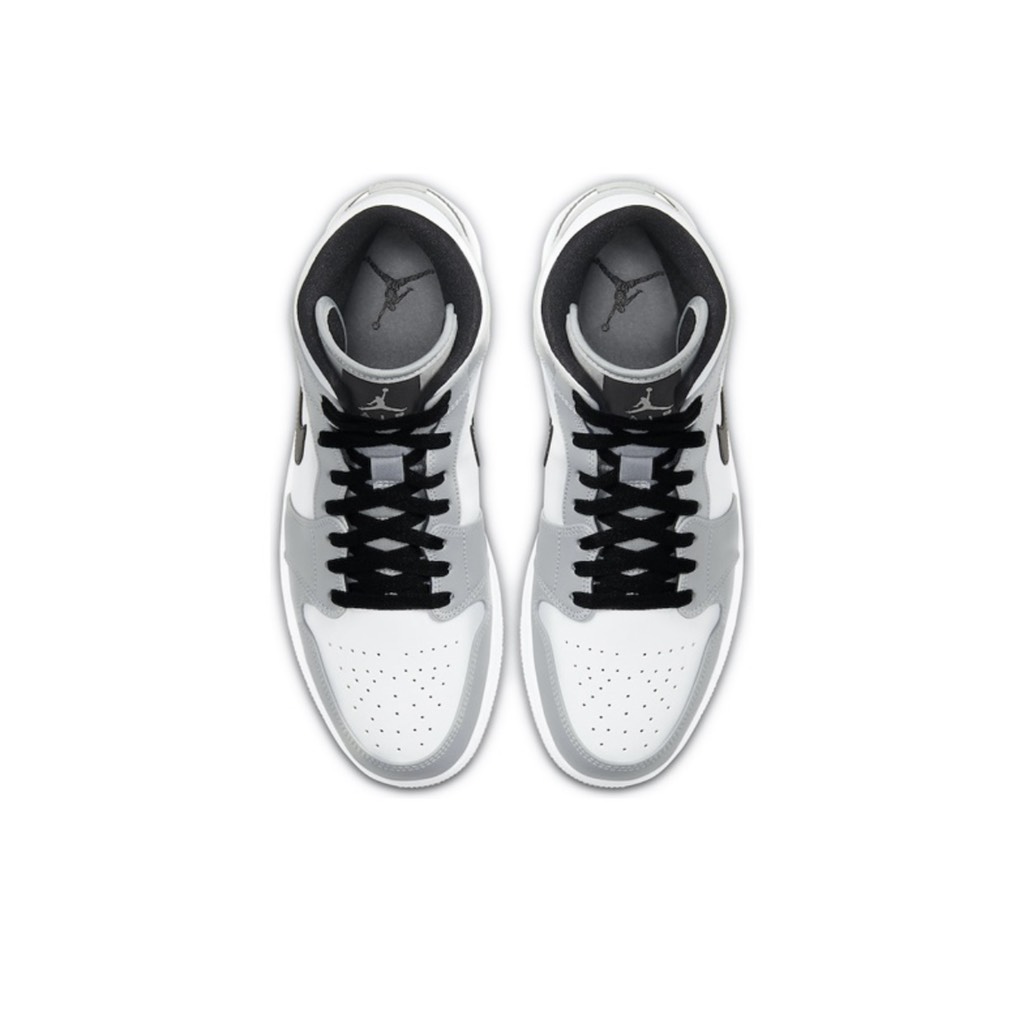 Jordan 1 Mid Light Smoke Grey - 554724-092 