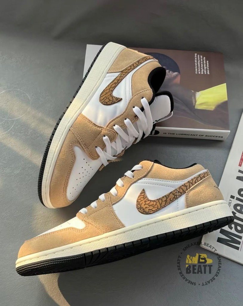 Jordan 1 Low Brown Elephent 