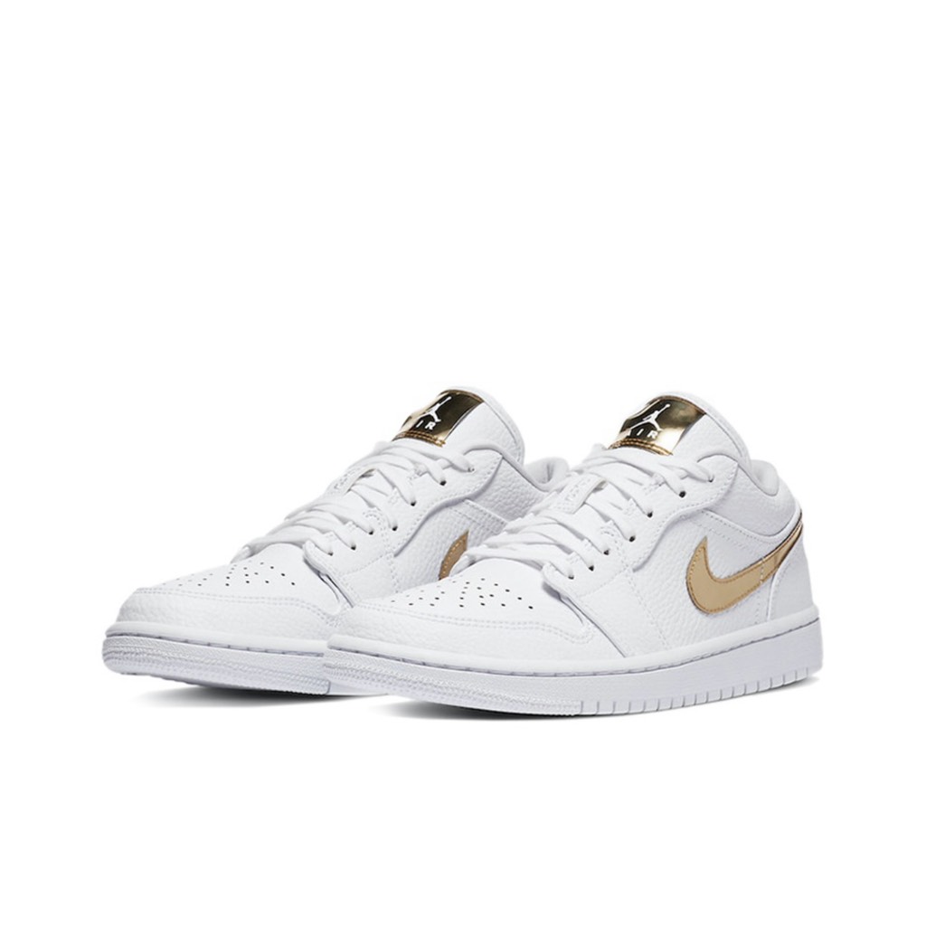Jordan 1 Low White Metallic Gold - CZ4776-100 