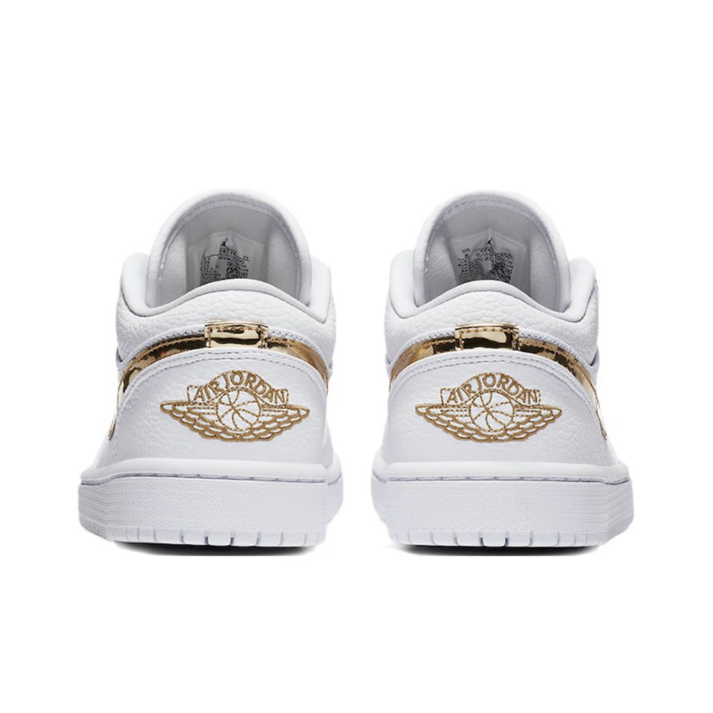 Jordan 1 Low White Metallic Gold - CZ4776-100 
