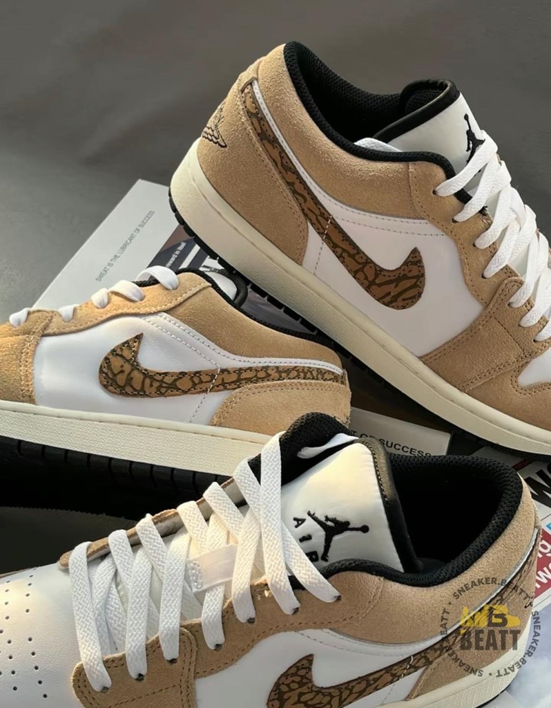 Jordan 1 Low Brown Elephent 
