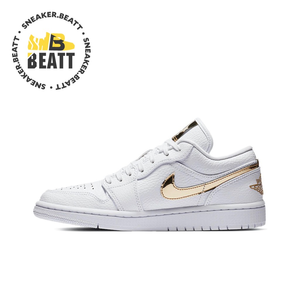 Jordan 1 Low White Metallic Gold - CZ4776-100 