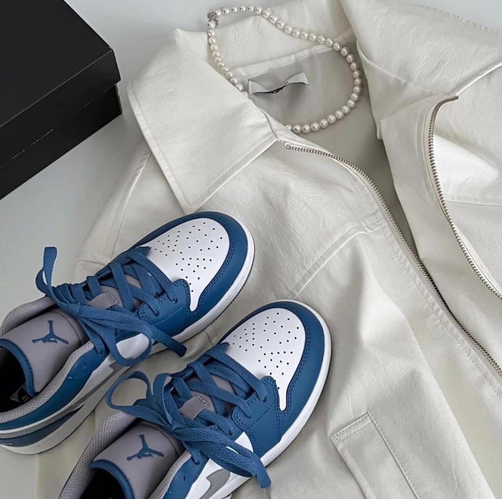 Jordan 1 Low True Blue - 553560-412 