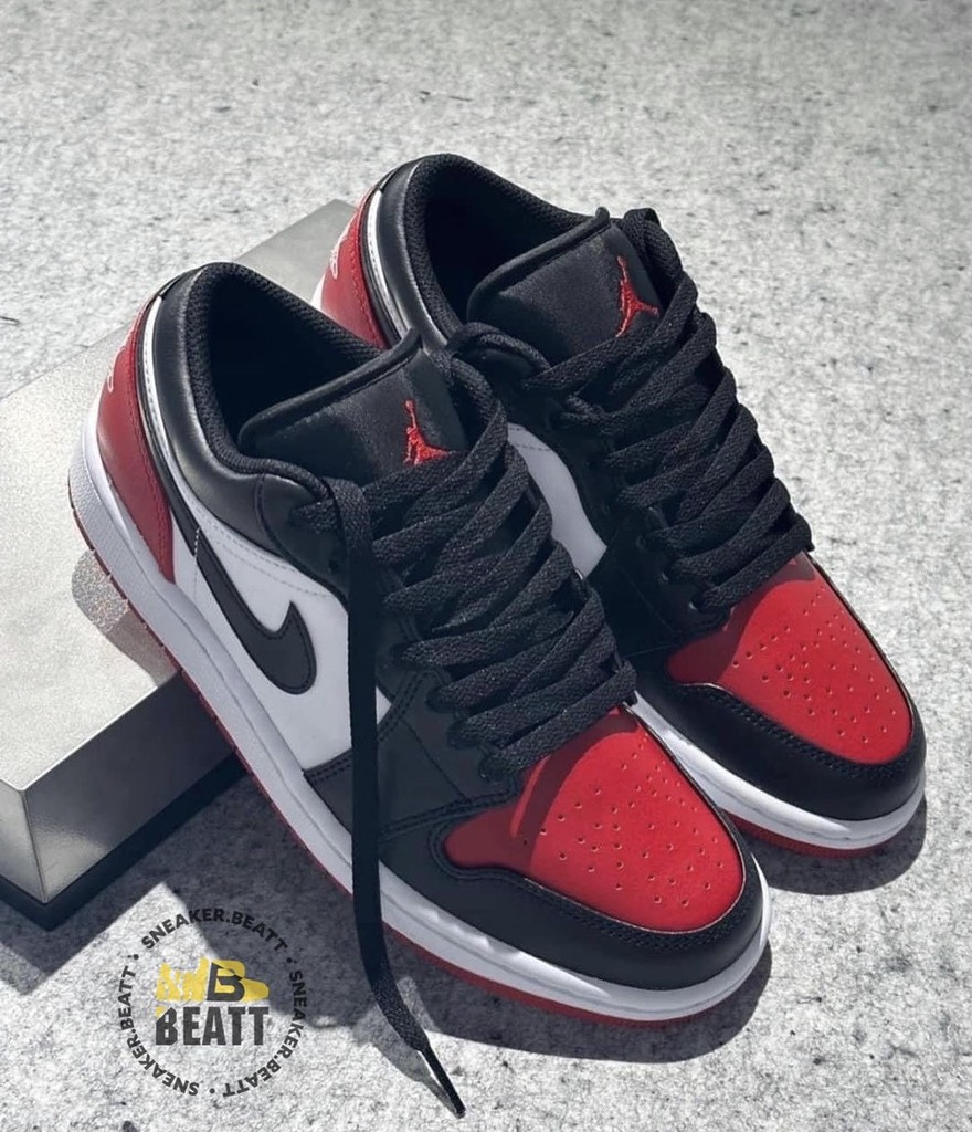 Jordan 1 Low Bred Toe 2023 
