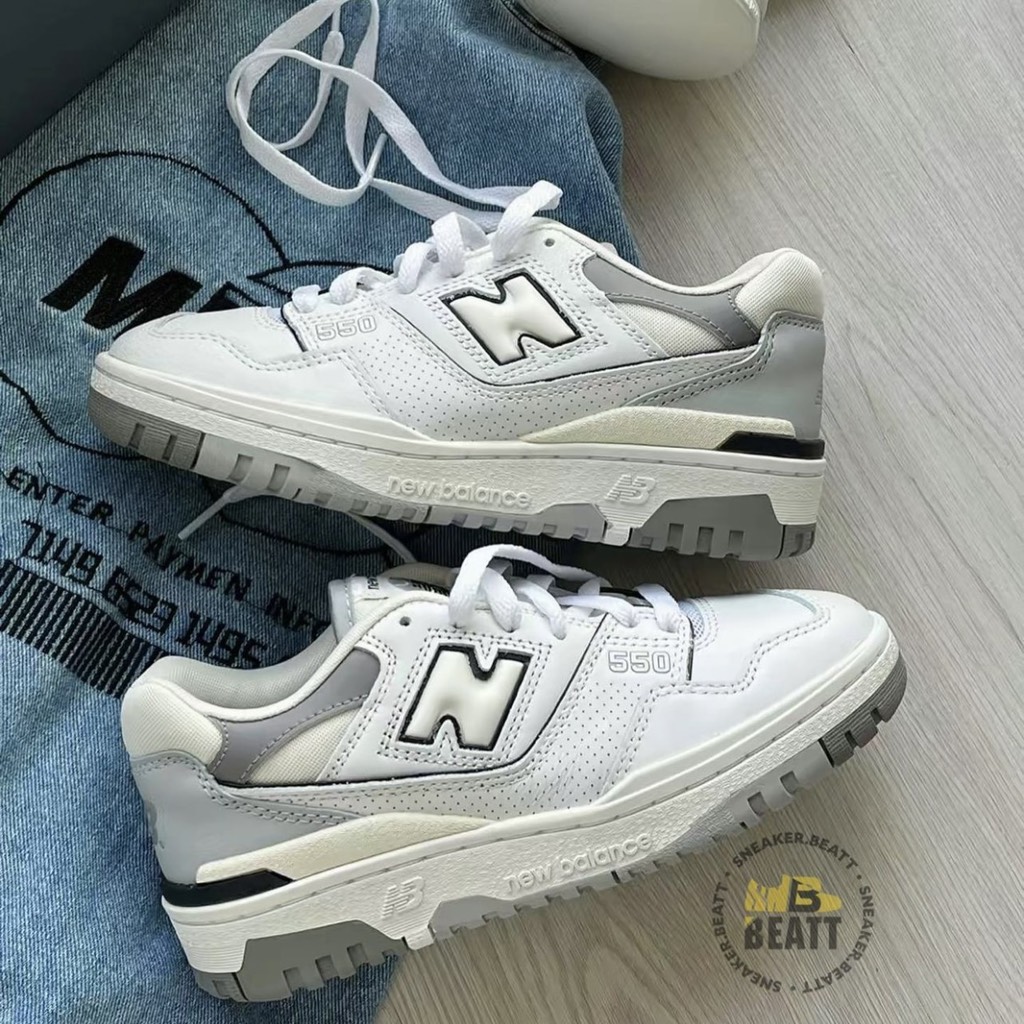 New Balance 550 White Marblehead - BB550PWA 