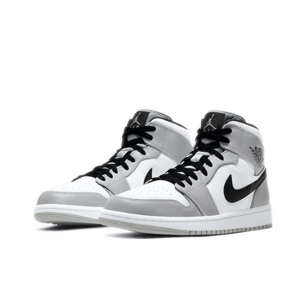 Jordan 1 Mid Light Smoke Grey V1 - 554724-092 