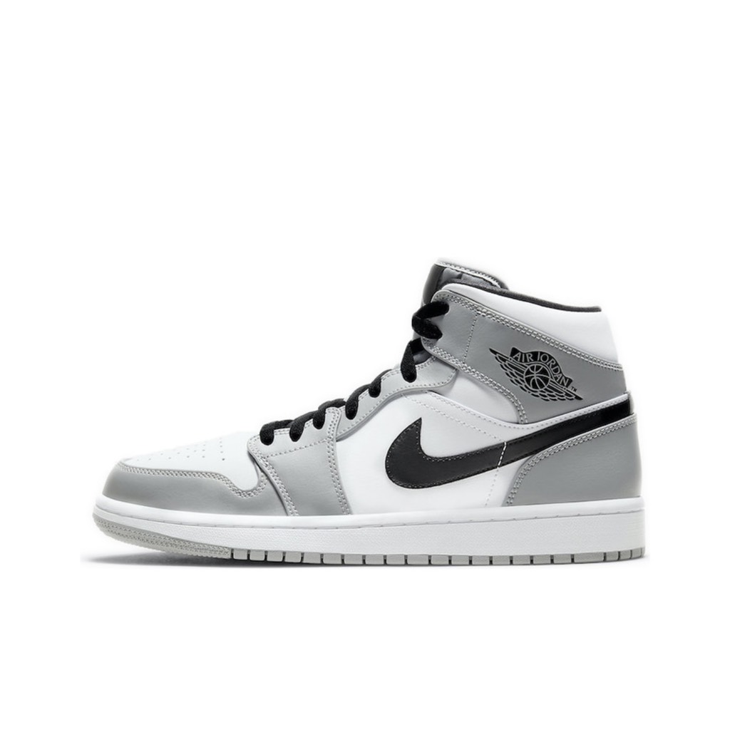 Jordan 1 Mid Light Smoke Grey - 554724-092 