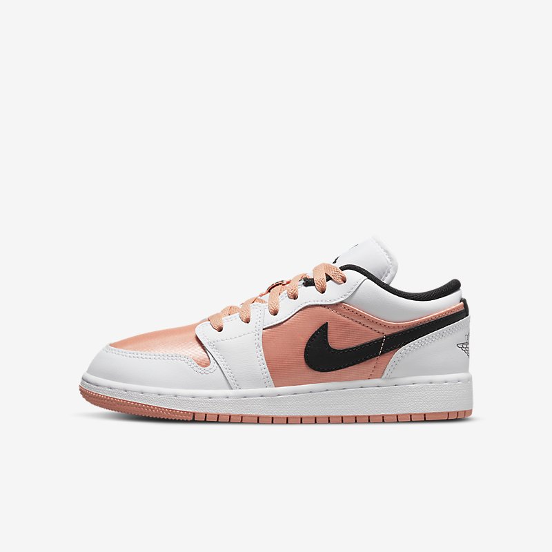 Jordan 1 Low GS White Light Madder Root DM8960-801 