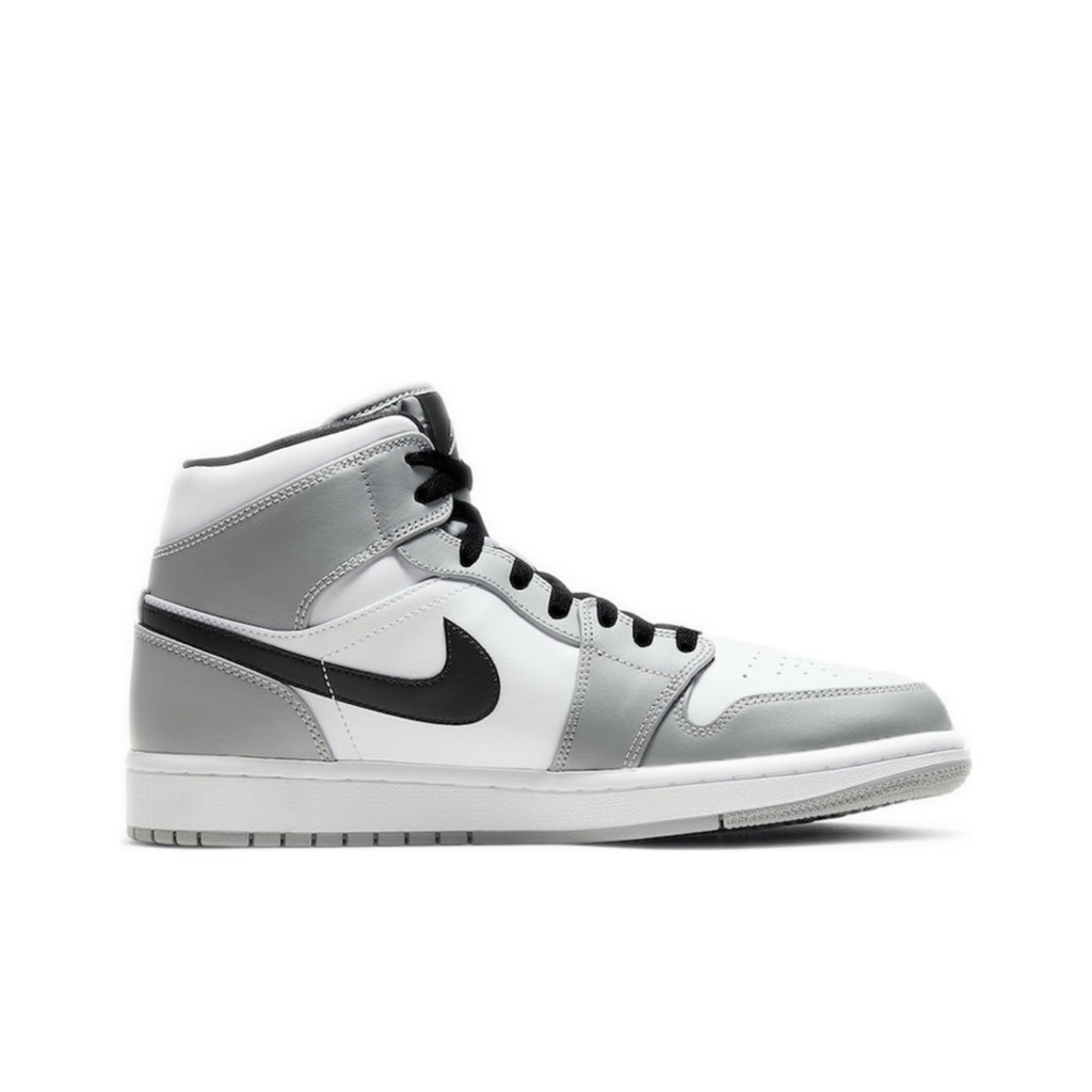 Jordan 1 Mid Light Smoke Grey - 554724-092 