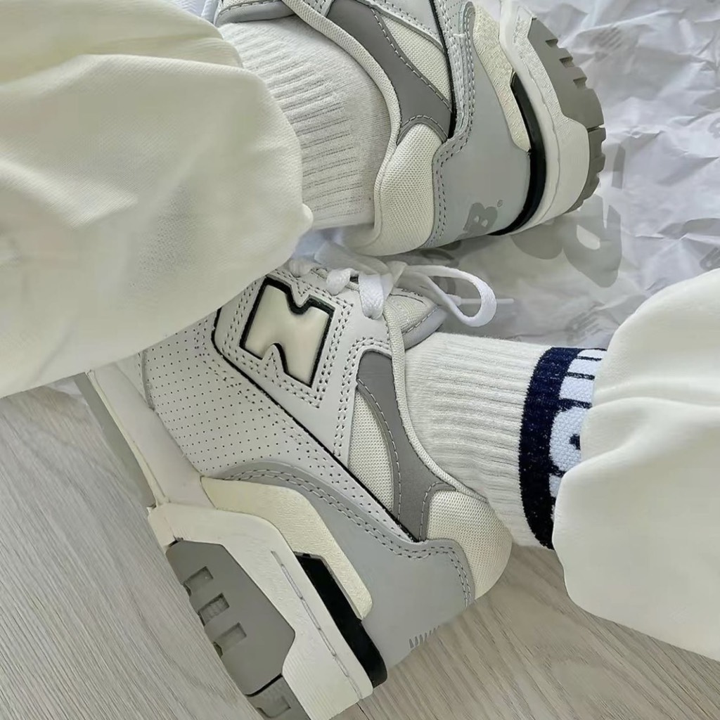 New Balance 550 White Marblehead - BB550PWA 