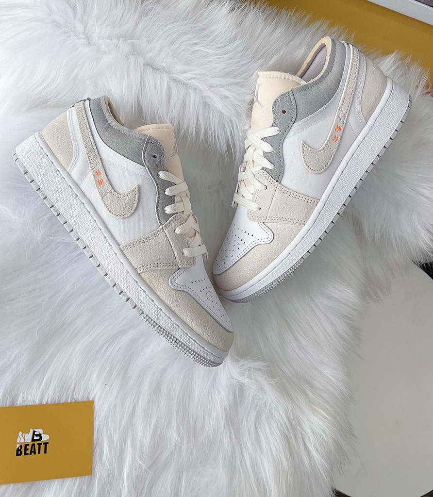 Jordan 1 Low Craft White and Phantom DQ3727-100 