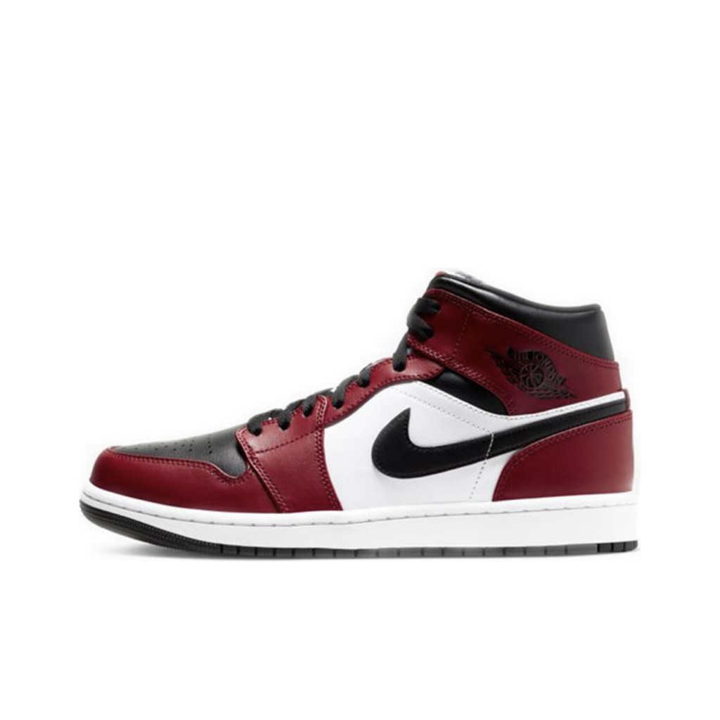 Jordan 1 Mid Chicago Black Toe - 554724-069 