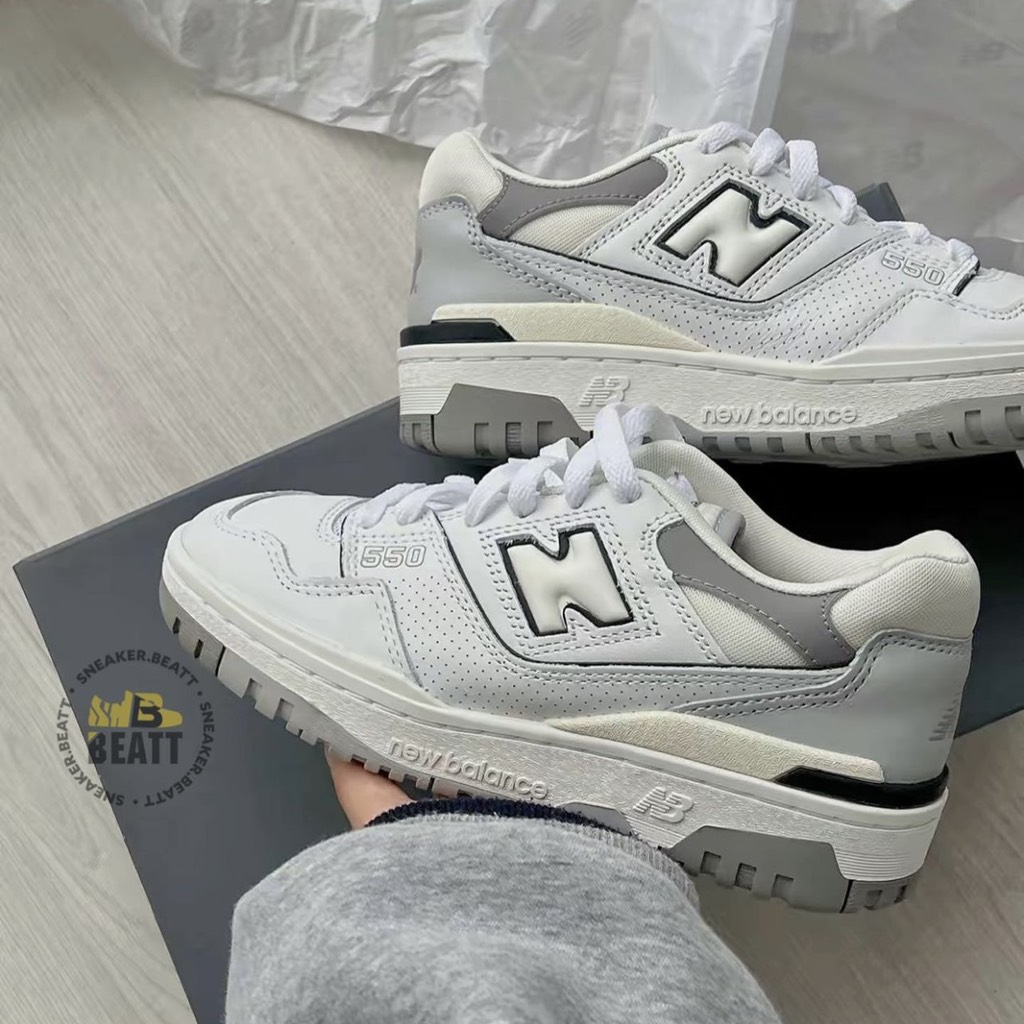 New Balance 550 White Marblehead - BB550PWA 