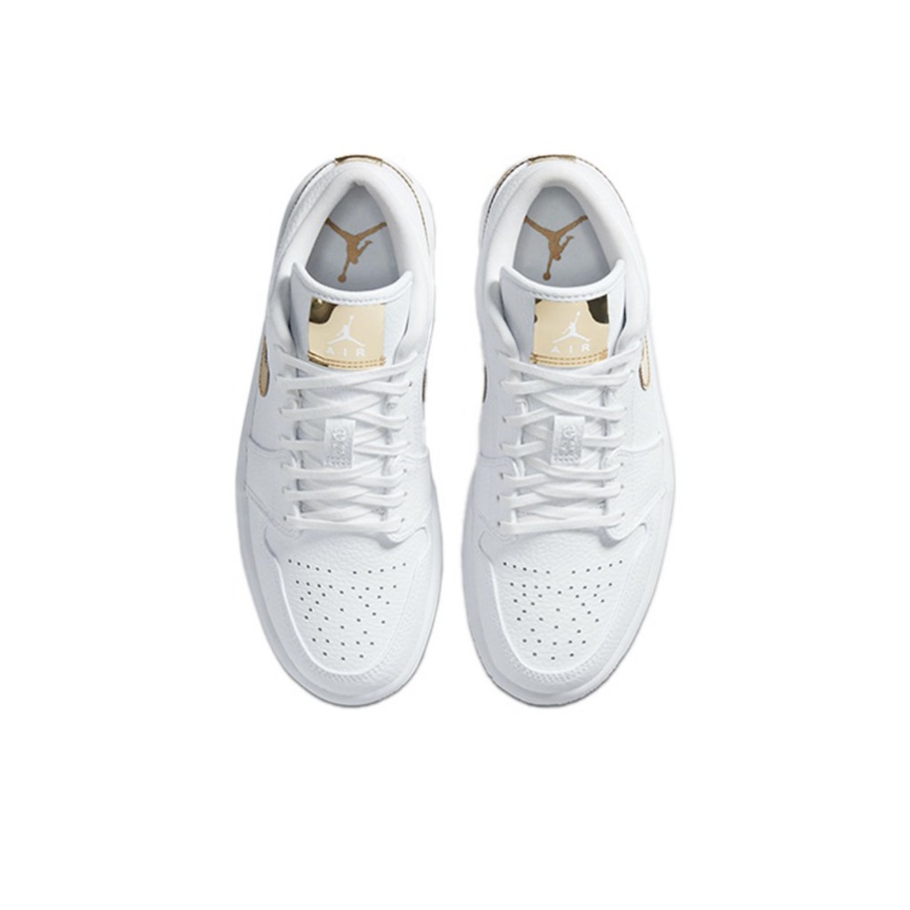 Jordan 1 Low White Metallic Gold - CZ4776-100 