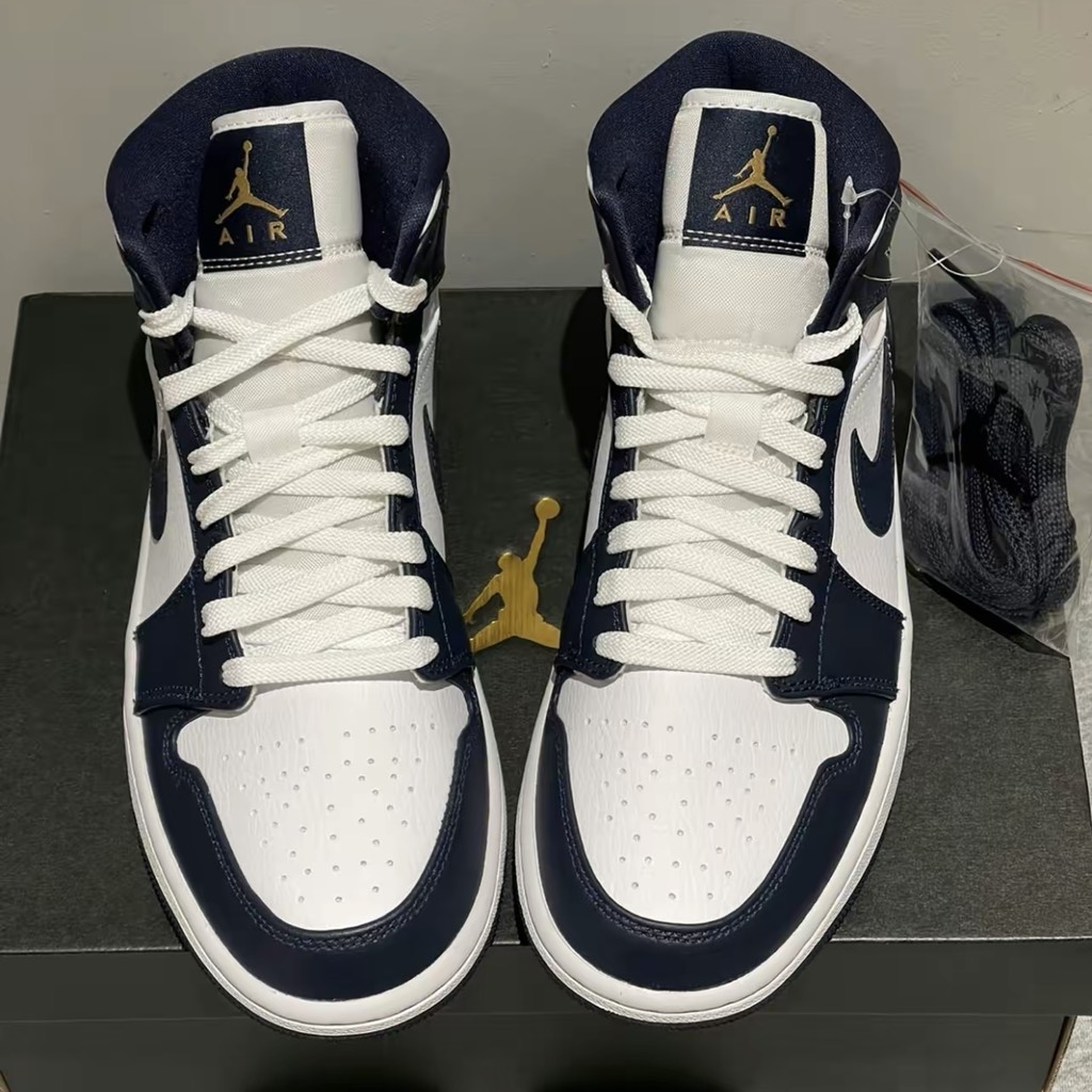 Jordan 1 Mid Obsidian - 554724-174 