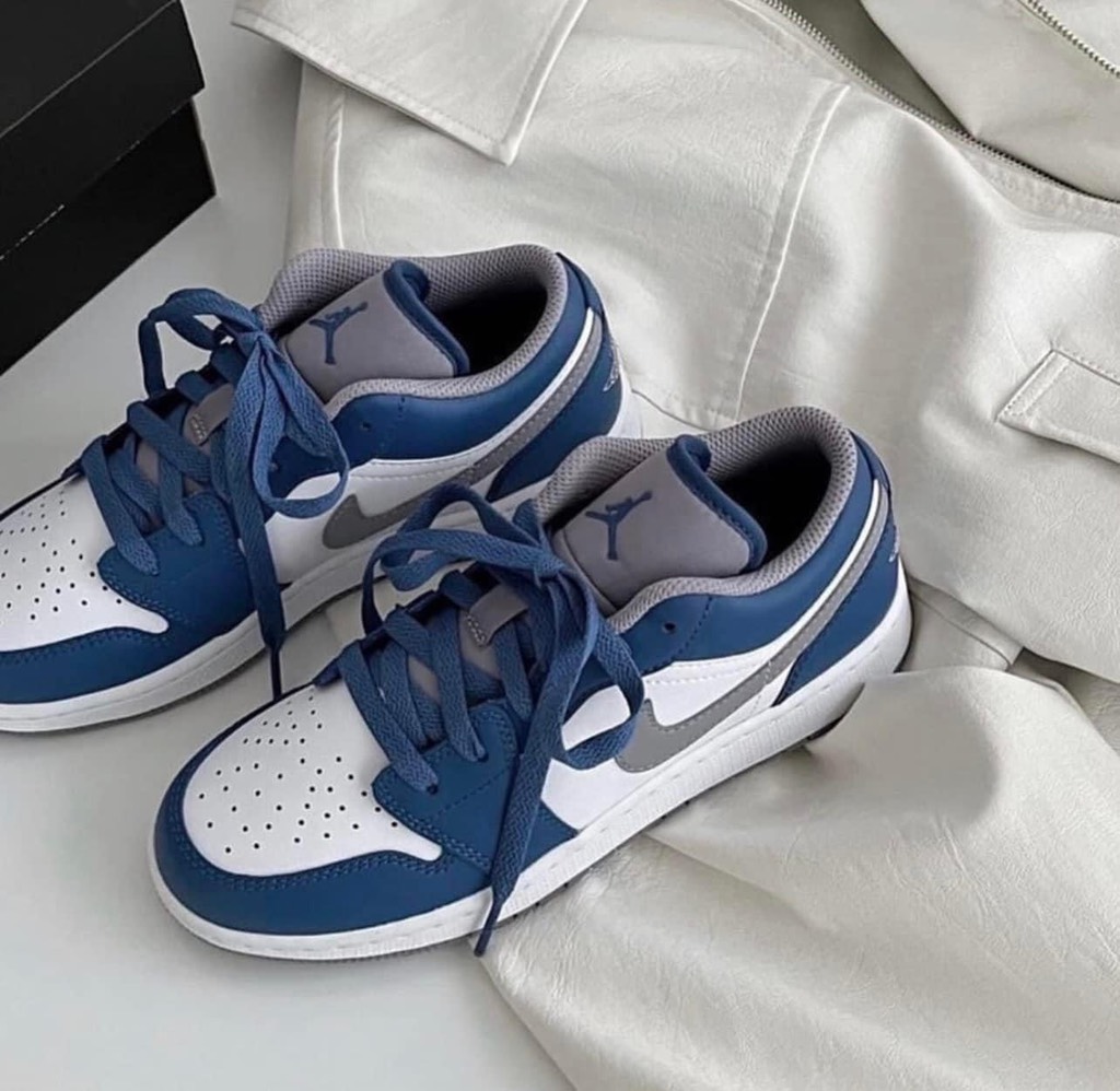 Jordan 1 Low True Blue - 553560-412 