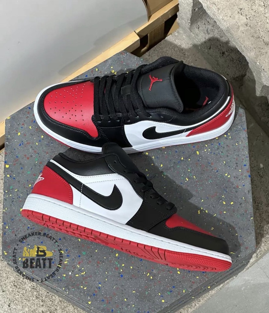 Jordan 1 Low Bred Toe 2023 