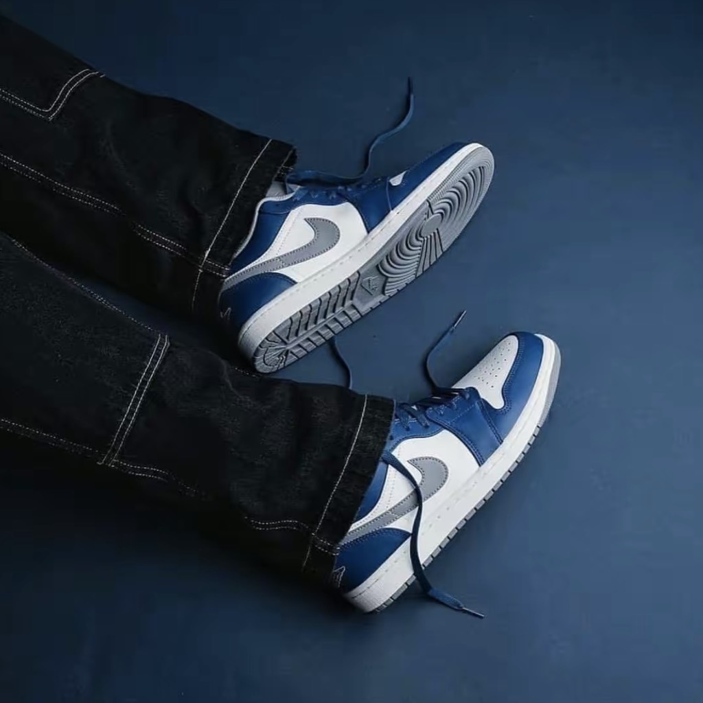 Jordan 1 Low True Blue - 553560-412 