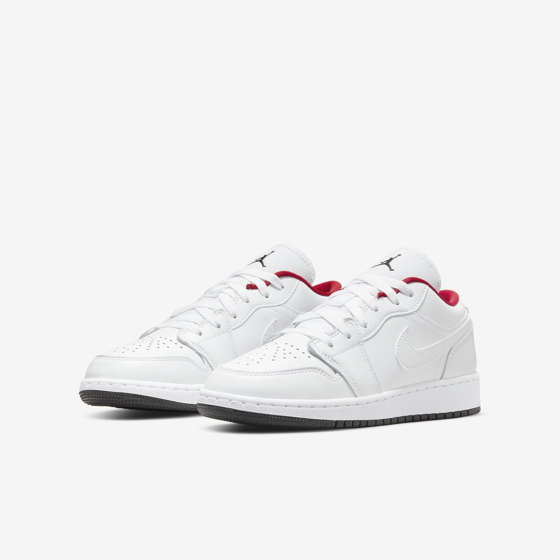 Jordan 1 Low GS 'White Gym Red' 553560-164 
