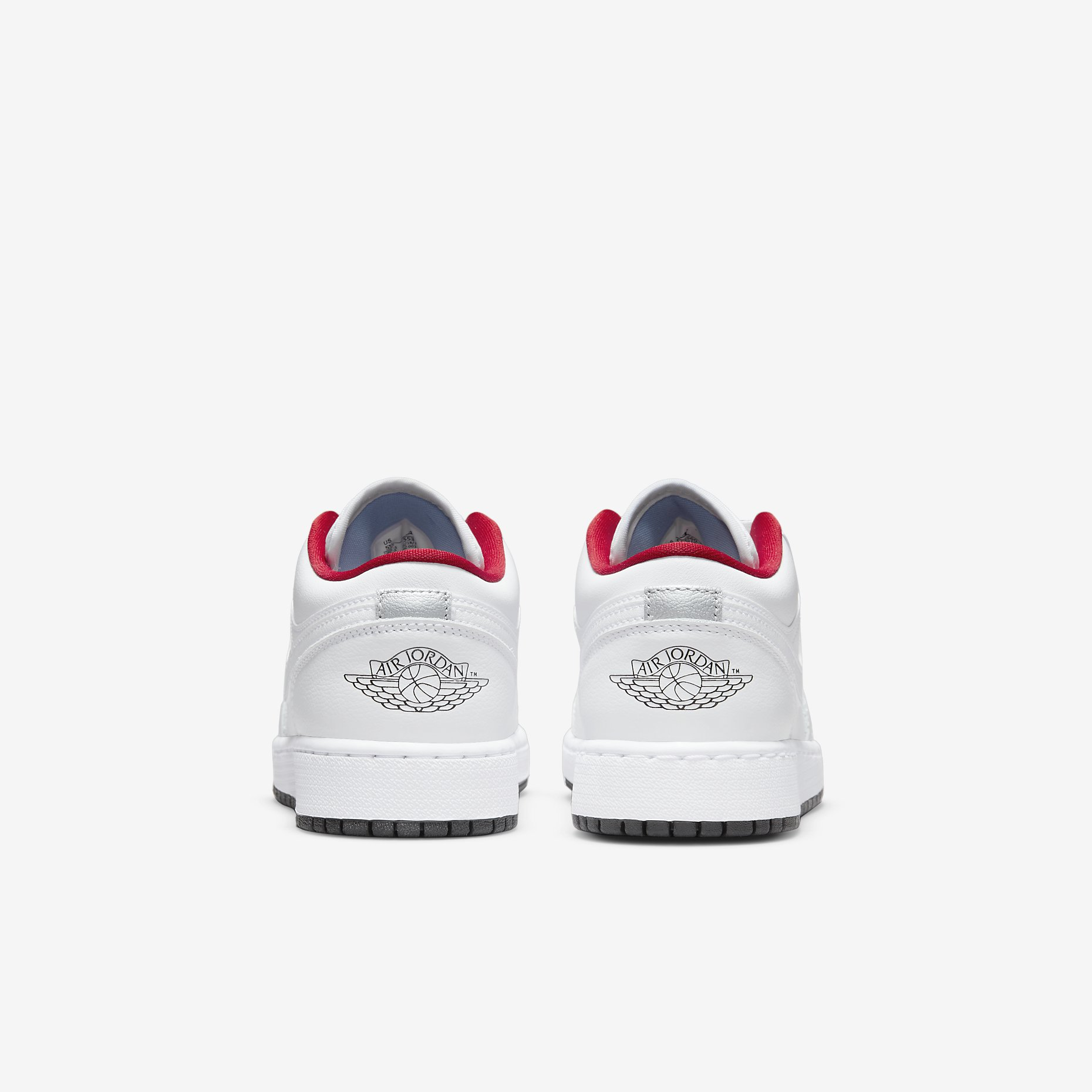 Jordan 1 Low GS 'White Gym Red' 553560-164 