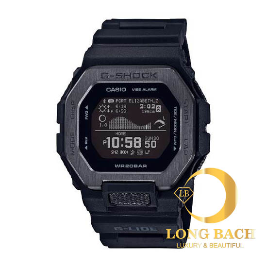 lbwm ĐỒNG HỒ NAM CASIO GBX-100NS-1JF DÂY NHỰA CAO CẤP