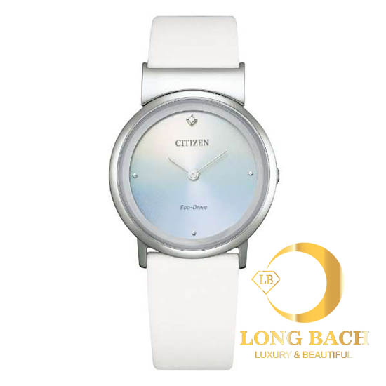 lbwm ĐỒNG HỒ NỮ CITIZEN EG7071-11A DÂY DA KÍNH SAPPHIRE TRẺ TRUNG NỮ TÍNH