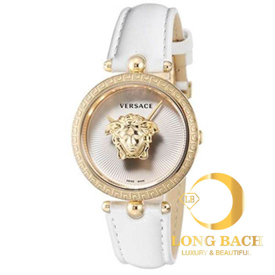 lbwm ĐỒNG HỒ NỮ VERSACE VECQ00218 DÂY DA MÀU TRẮNG TRẺ TRUNG THANH LỊCH