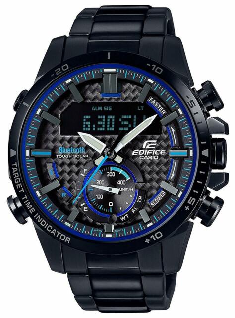 lbwm ĐỒNG HỒ NAM CASIO EDIFICE ECB-800DC-1AJF MÁY NĂNG LƯỢNG MẶT TRỜI DÂY KIM LOẠI