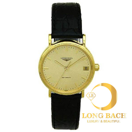 lbwm ĐỒNG HỒ NỮ LONGINES L43222322 MÁY CƠ DÂY DA MẠ VÀNG TRẺ TRUNG CÁ TÍNH L4.322.2.32.2