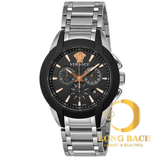 lbwm ĐỒNG HỒ NAM VERSACE VEM800218 MÁY PIN DÂY KIM LOẠI SANG TRỌNG NAM TÍNH