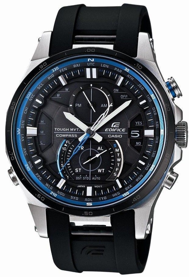 lbwm ĐỒNG HỒ NAM CASIO EDIFICE EQW-A1200B-1AJF MÁY NĂNG LƯỢNG MẶT TRỜI  DÂY NHỰA