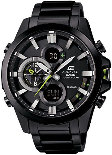 lbwm ĐỒNG HỒ NAM CASIO EDIFICE ECB-500DC-1AJF MÁY NĂNG LƯỢNG MẶT TRỜI DÂY KIM LOẠI